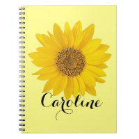 Single Sunflower with Custom Name