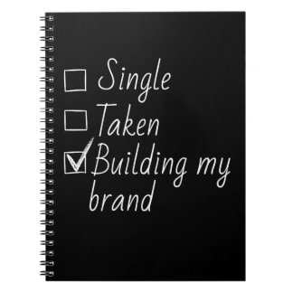 Single Taken Checklist Style Motivational Quote  N Notebook