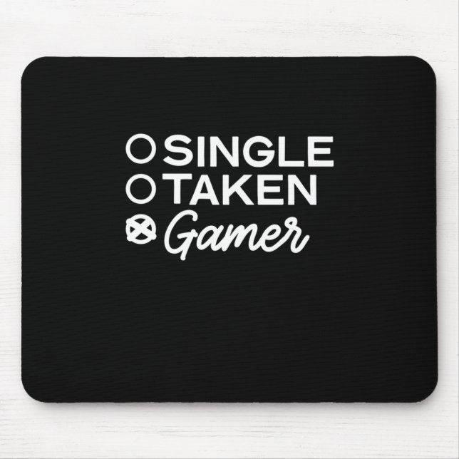 Single Taken Gamer Mouse Mat (Front)