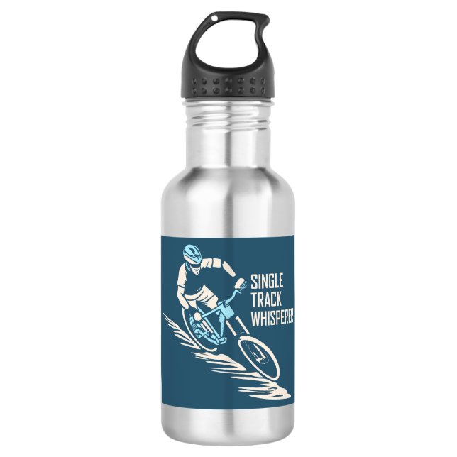 Single Track Whisperer Mountain Biking 532 Ml Water Bottle (Front)