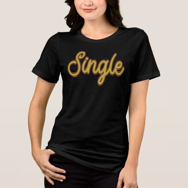 Single Tri-Blend Shirt (Front)