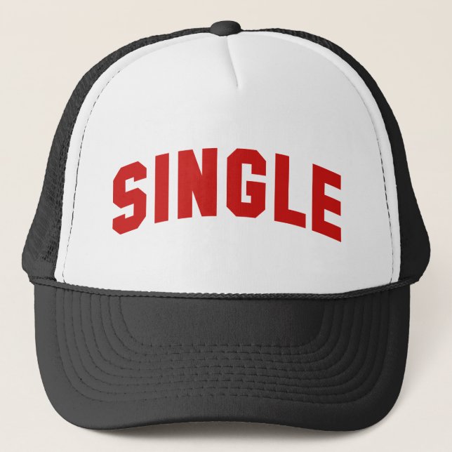 Single Trucker Hat (Front)