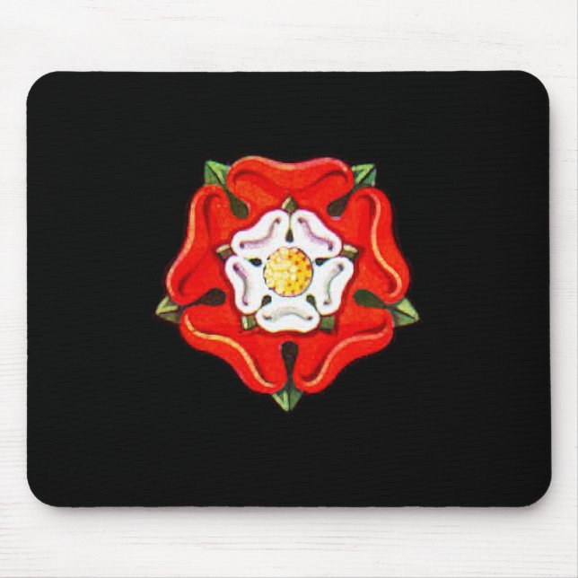 Single Tudor Rose Mouse Mat (Front)