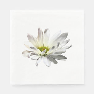 Single White Daisy Napkin
