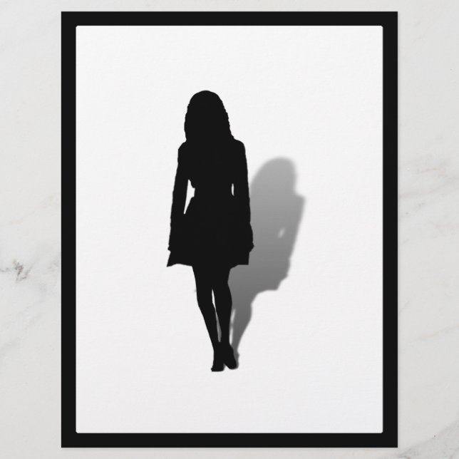 Single Woman Silhouette (Front)