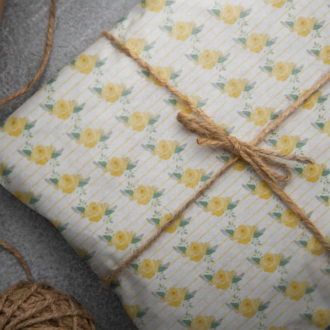 Single Yellow Rose of Texas Tissue Paper (Creator Uploaded)