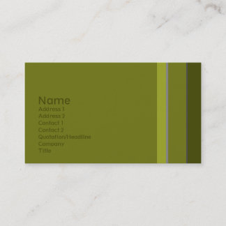 Singles • No. 0010 Business Card