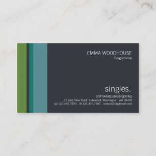 Singles No. 0128 Business Card