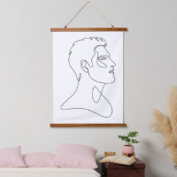 Singular Essence – Minimalist Male Line Art