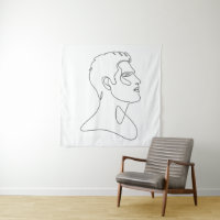Singular Essence – Minimalist Male Line Art