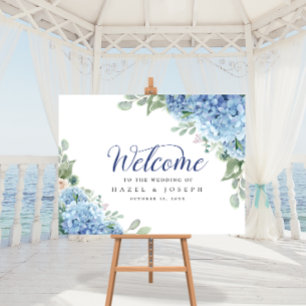 SINI Blue Hydrangea Welcome Poster