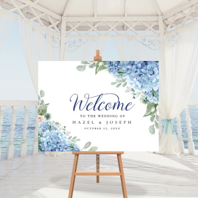 SINI Blue Hydrangea Welcome Poster (Creator Uploaded)