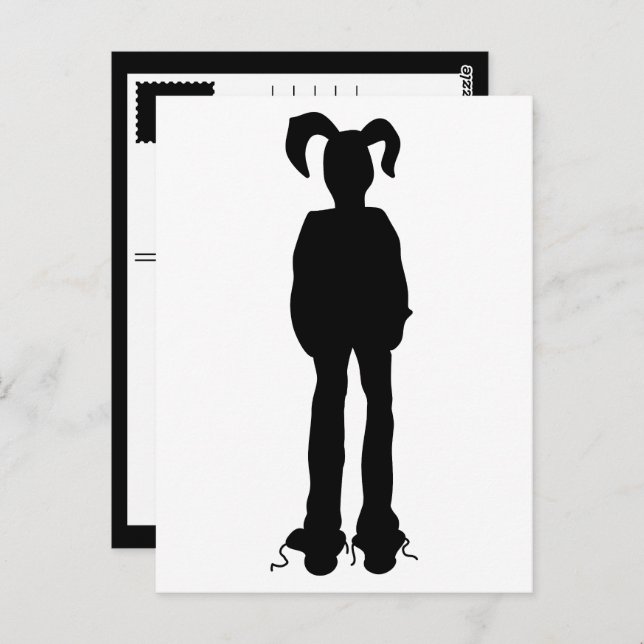 sini bunny easter postcard (Front/Back)