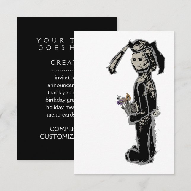 sinibunny invitation (Front/Back)