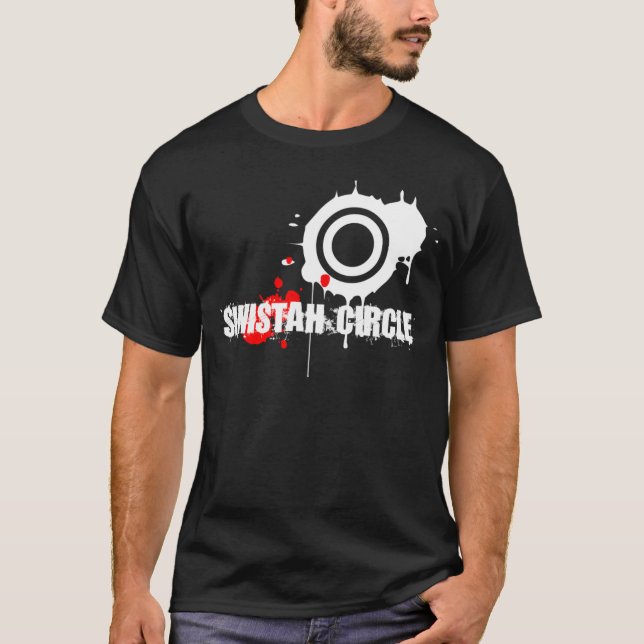 Sinistah Circle Hip Hop T-Shirt (Front)