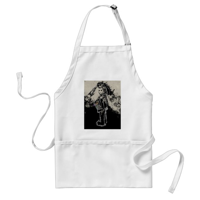 sinister bunny standard apron (Front)