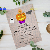 Sinister Celebration Cupcake Halloween Birthday