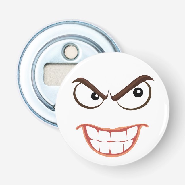 SINISTER FACE BOTTLE OPENER (Front)
