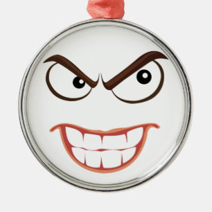 SINISTER FACE METAL TREE DECORATION
