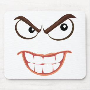 SINISTER FACE MOUSE MAT