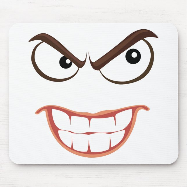 SINISTER FACE MOUSE MAT (Front)