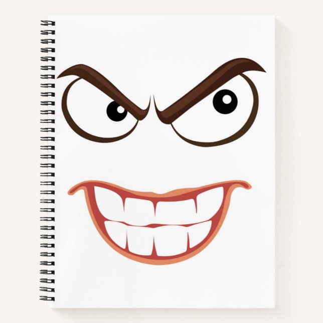 SINISTER FACE NOTEBOOK (Front)