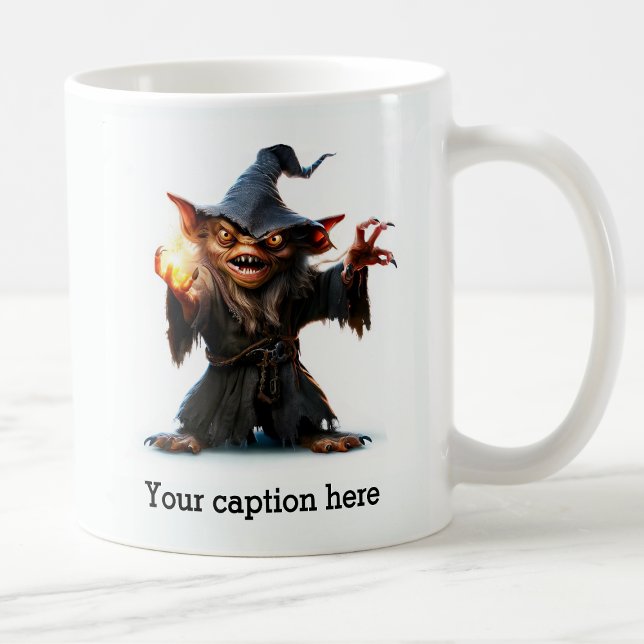 Sinister Goblin Wizard Summoner Coffee Mug (Creator Uploaded)