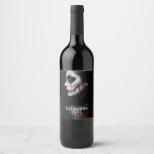 Sinister Sip – Halloween Wine Label by STUDIO 69