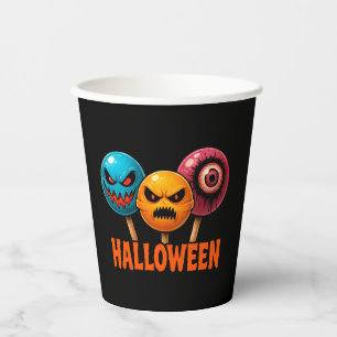 Sinister Sweets Halloween Paper Cups