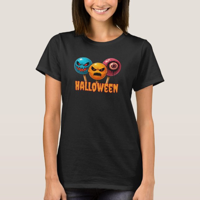 Sinister Sweets Halloween  T-Shirt (Front)