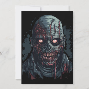 Sinister Undead Invitation