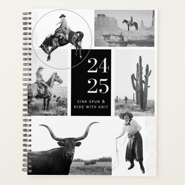 Sink Spur & Ride - 2024 - 2025 Cowgirl Planner (Front)