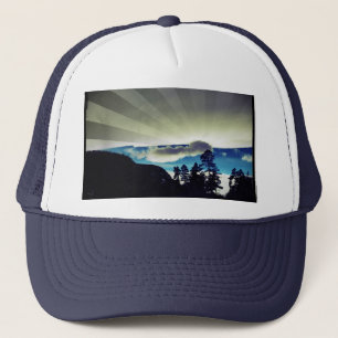 Sinks Canyon Winter Sunburst Trucker Hat
