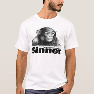 Sinner Chimp t-shirt - By Brett Keane