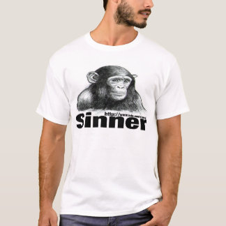 Sinner Chimp t-shirt - By Brett Keane