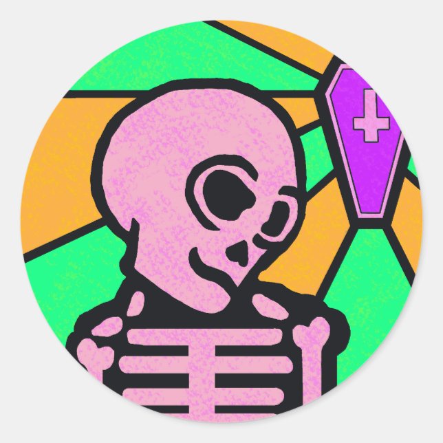 Sinner Classic Round Sticker (Front)