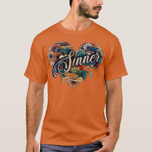 Sinner VIGNETTE VINTAGE COLOR T-Shirt