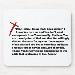 Sinners Prayer Mouse Mat