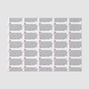 Sinners Prayer  Tissue Paper