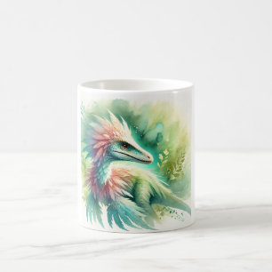 Sinornithosaurus in harmony with nature 060924AREF Coffee Mug