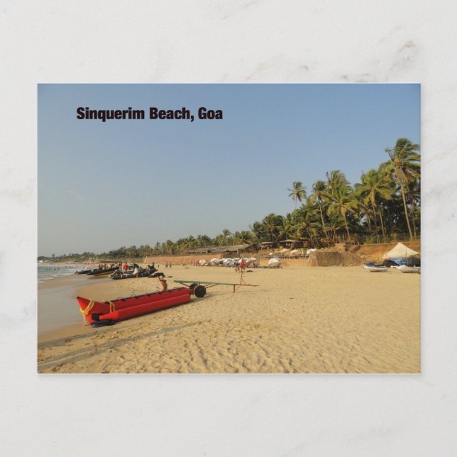 Sinquerim Beach Postcard (Front)