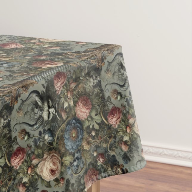 Sins of the Affluent – Gothic Medium Pattern Tablecloth (In Situ)
