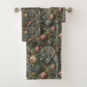 Sins of the Affluent – Gothic Victorian Bath Towel Set