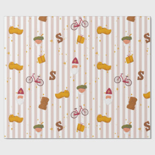 Sint and Piet Themed Wrapping Paper