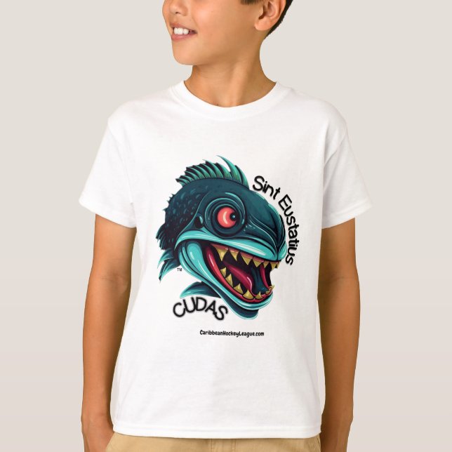 Sint Eustatius Cudas - CaribbeanHockeyLeague.com T-Shirt (Front)