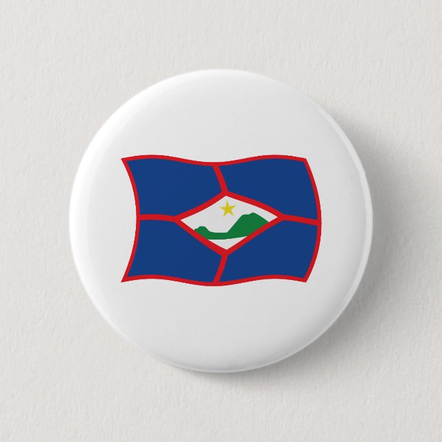 Sint Eustatius Flag Button (Front)