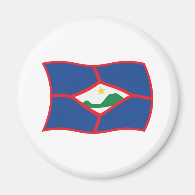Sint Eustatius Flag Magnet (Front)