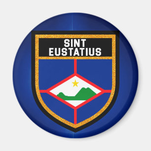 Sint Eustatius Flag Magnet