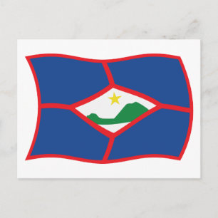 Sint Eustatius Flag Postcard