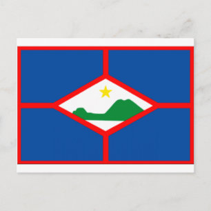 Sint Eustatius Flag Postcard